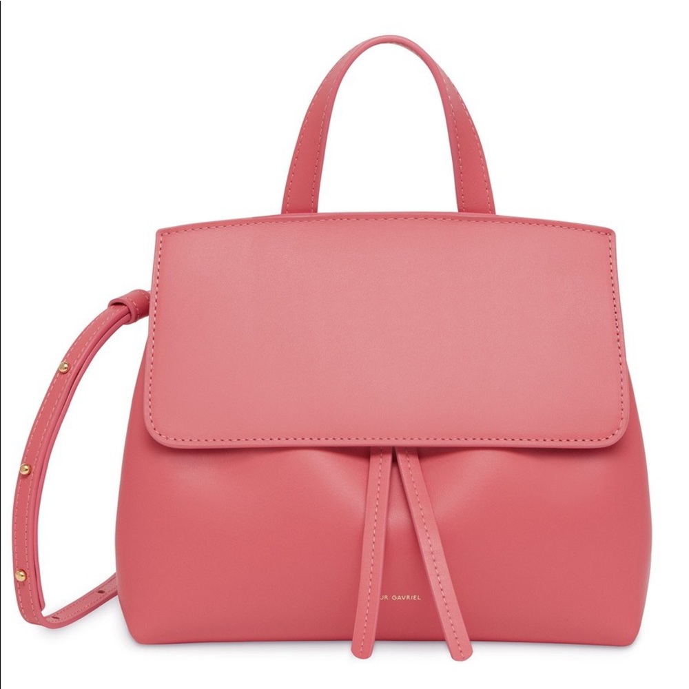 MANSUR GAVRIEL MINI LADY BAG IN DOLLY PINK